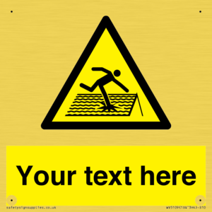 Custom Figure on Roof Sign